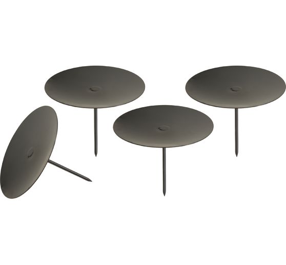 Metal candle holder, &Oslash; 6 cm