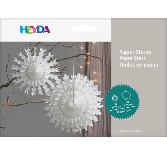 Zijdepapier sterren