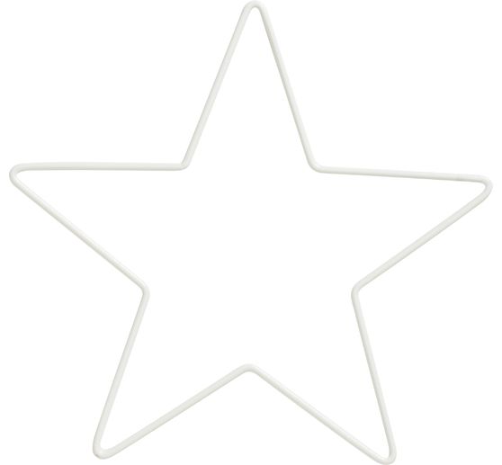 Metalen ring "Ster", Wit