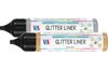 Set Glitter Liner VBS, Or et Argent