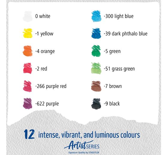 STAEDTLER Aquarelpotloden "Mars Lumograph" colour aquarell