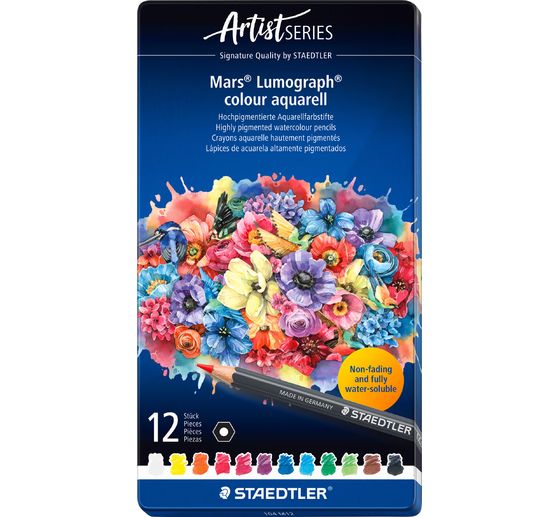 STAEDTLER Aquarelpotloden "Mars Lumograph" colour aquarell