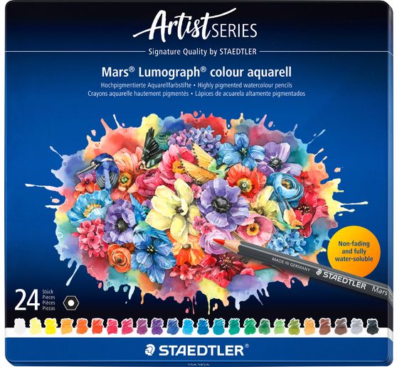 STAEDTLER Aquarelpotloden "Mars Lumograph" colour aquarell