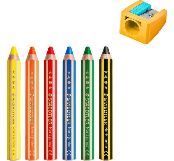 STAEDTLER Buntstifte 5+1 "Noris junior"