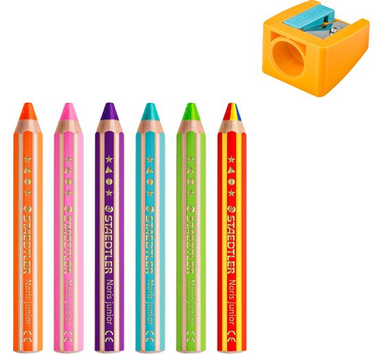 STAEDTLER Buntstifte 5+1 "Noris junior"