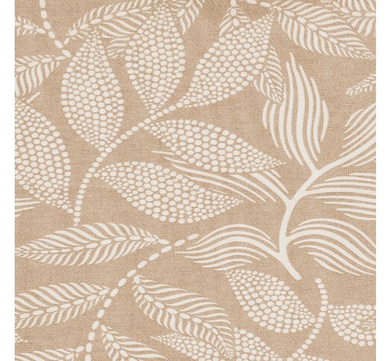 Tissu &agrave; motif aspect lin au m&egrave;tre &laquo; Rivia &raquo;, enduction acrylique