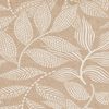Tissu &agrave; motif aspect lin au m&egrave;tre &laquo; Rivia &raquo;, enduction acrylique Beige