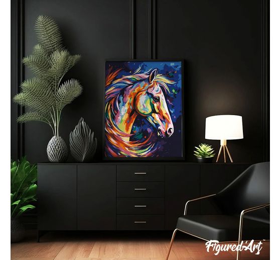 Malen nach Zahlen auf Keilrahmen, 40 x 50 cm