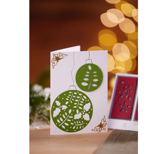 VBS Reliëfsticker set "Vrolijk Kerstfeest"