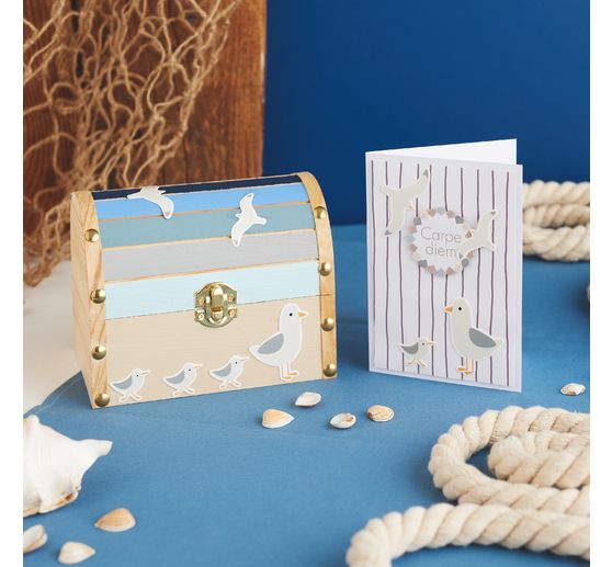 VBS Dubbele kaarten "Wit", staand formaat