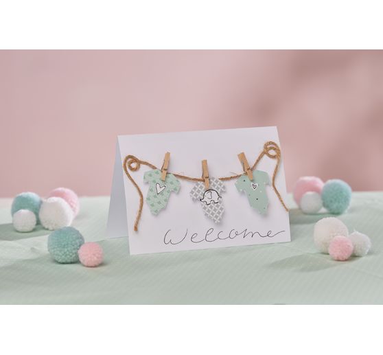 VBS Double cards "White", portrait format