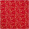 Baumwoll-Stoff "Sterne", Rot