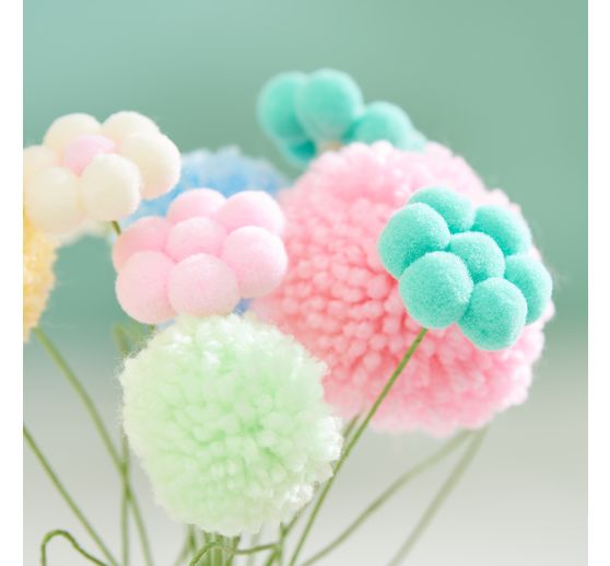 VBS Pompons, 15 mm, 60 stuks