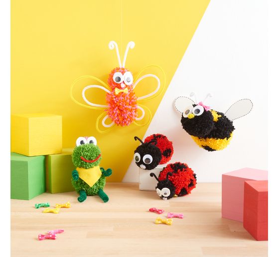 VBS Wiebeloogjes om op te plakken "Mix", 100 stuks