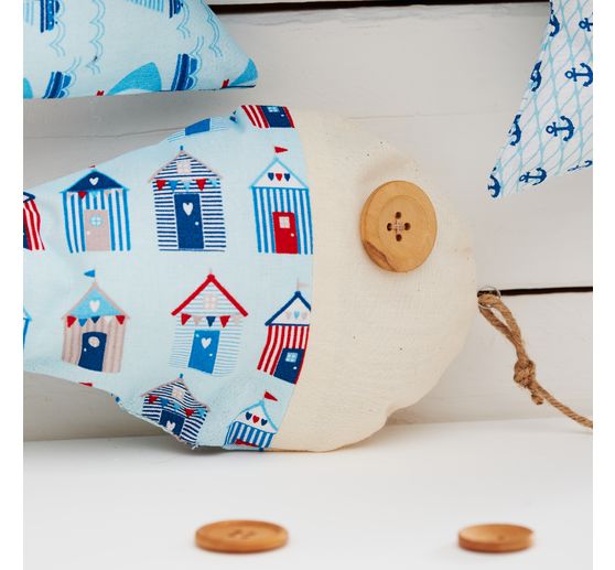 Katoenen stof "Country Cotton", natuur
