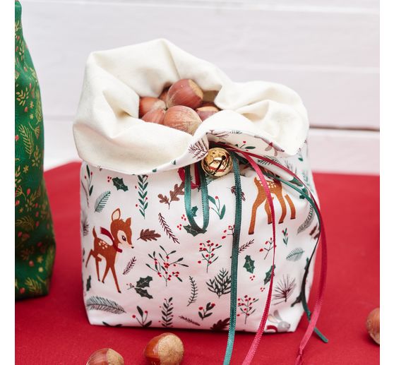 Katoenen stof "Country Cotton", natuur