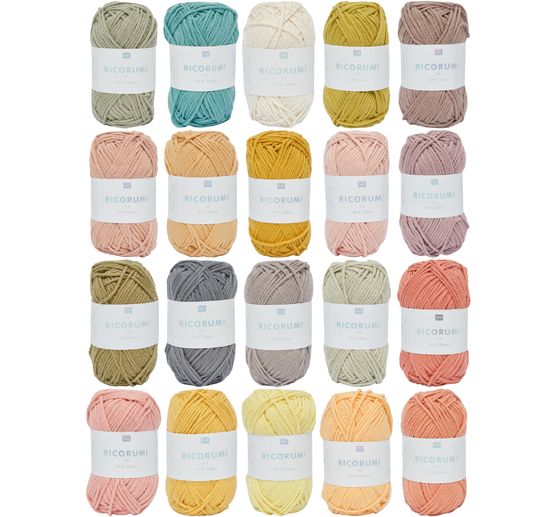 Laines Rico Ricorumi &laquo; Limited &raquo;, set de 20