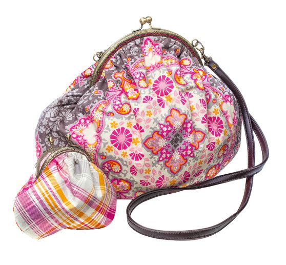 Taschenverschluss "Rebecca", altmessing