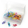 Clover Stoffklammern "Wonder Clips", 50 Stück, farbig sortiert, in Kunststoffbox