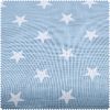 Cotton fabric "Stars Pastel" Blue