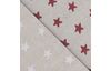 Motif fabric linen look "Stars"