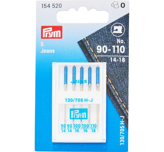Prym Nähmaschinennadeln 130/705 Jeans 90-110