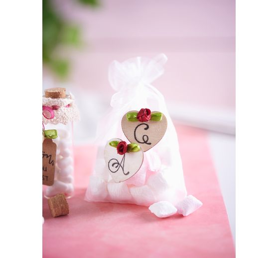 VBS Organza zakjes "7,5 x 12 cm", 100 stuks