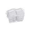 VBS Organza zakjes "7,5 x 12 cm", 100 stuks Wit