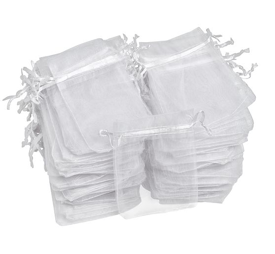 VBS Organza zakjes "11,5 x 15 cm", 100 stuks