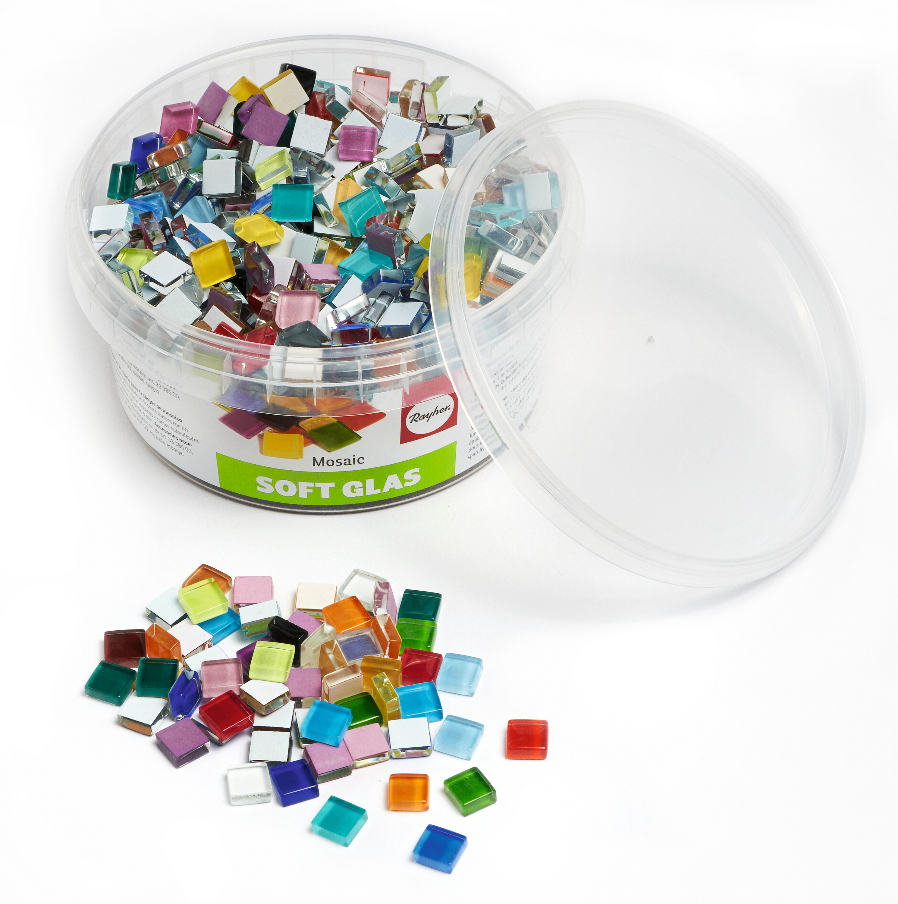 Tesselles Céramique Glacée - Petits Carreaux Colorés Irréguliers - Pour DIY Déco Maison, Mosaïque - Lot De Pièces Bleues