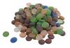 VBS Glass muggle stones "Colorful Opaque", 1 kg, Ø 1,8 cm