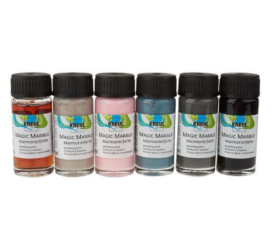 Set KREUL Magic Marble « Chalky », 6 x 20 ml