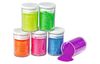 Glitter 6er-Set Neon