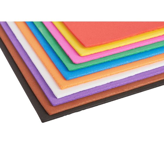 VBS Foam rubber "Megapack", 50 stuks, geassorteerde kleuren
