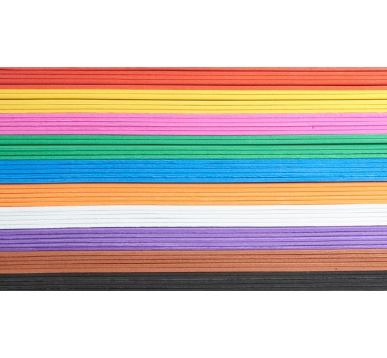 VBS Foam rubber "Megapack", 50 stuks, geassorteerde kleuren