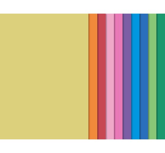 VBS Foam rubber set "Trendy", 10 kleuren, 2 mm