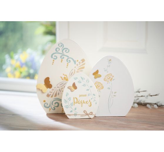 Pochoir « Bordures de fleurs »