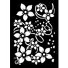 Sjabloon DIN A4 Flower