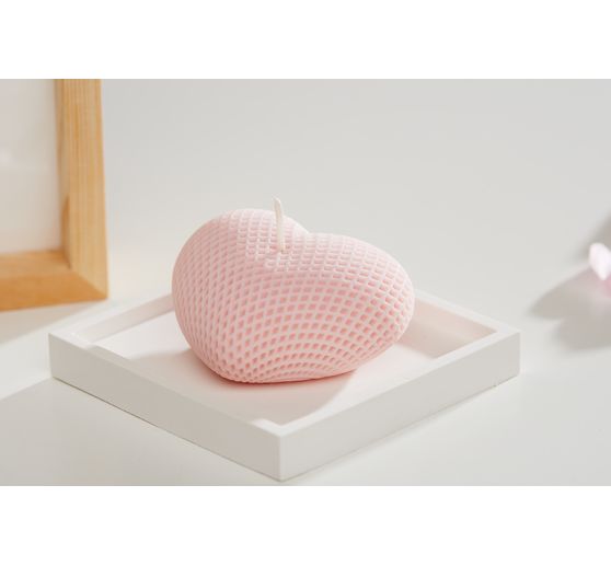 Kerzendocht rund mit Fuß, gewachst, 8 cm
