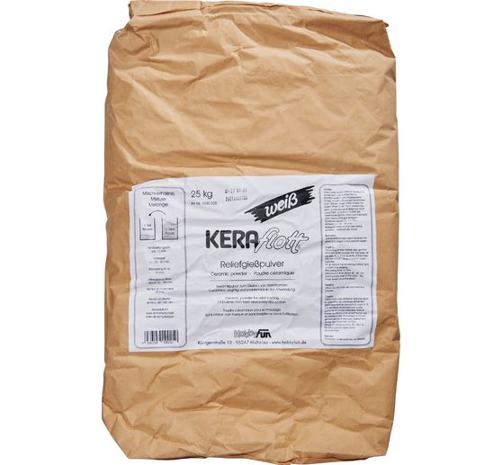 Keraflott reliëfgietmassa, Wit
