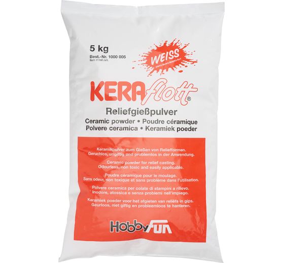 Keraflott reliëfgietmassa, Wit