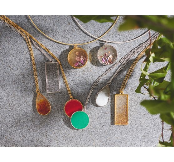 Sieraden metalen frame "Mix van vormen"