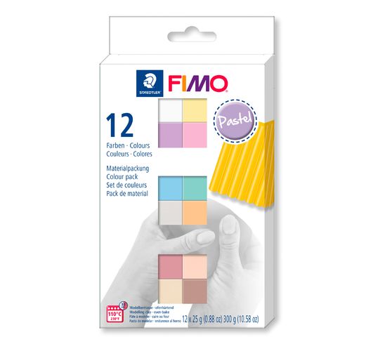 FIMO zacht materiaalpakket "Pastelkleuren"