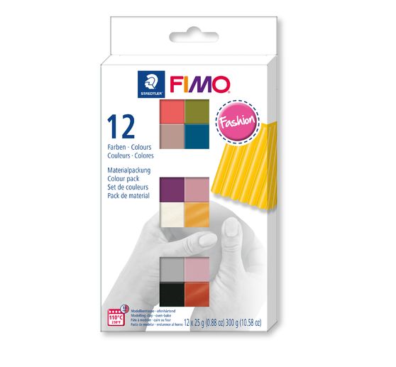 FIMO zacht materiaalpakket "Fashion Colours"