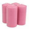 Bougies cylindriques, trempées, 4 pc.