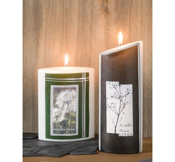 Wasmotief "In stille rouw 2"