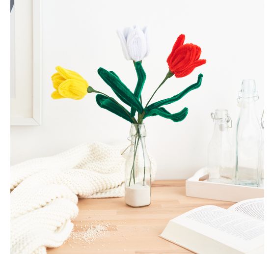 Ruban art floral, vert