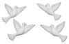 Motifs en cire « Colombes », 2 paires