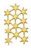 Wax motif "Star", 12 pieces