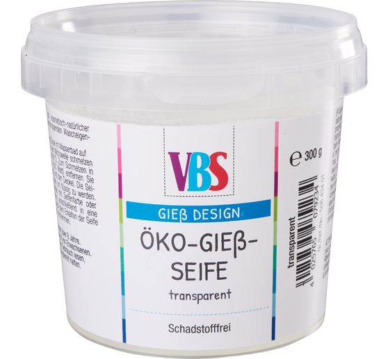 VBS Öko-Gießseife, Transparent